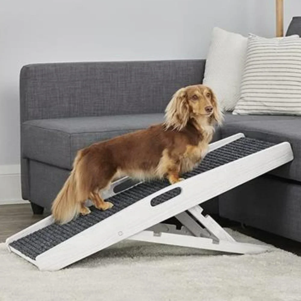 🐶Pet Ramp Collapsible Adjustable Height Includes Handles Non-Slip 🐶NWT